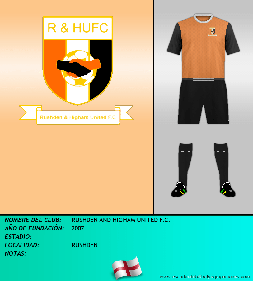 Escudo de RUSHDEN AND HIGHAM UNITED F.C.