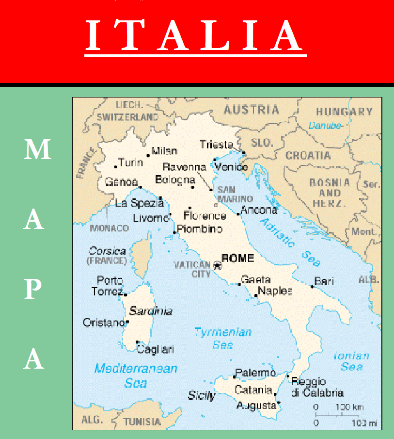Escudo de MAPA DE ITALIA