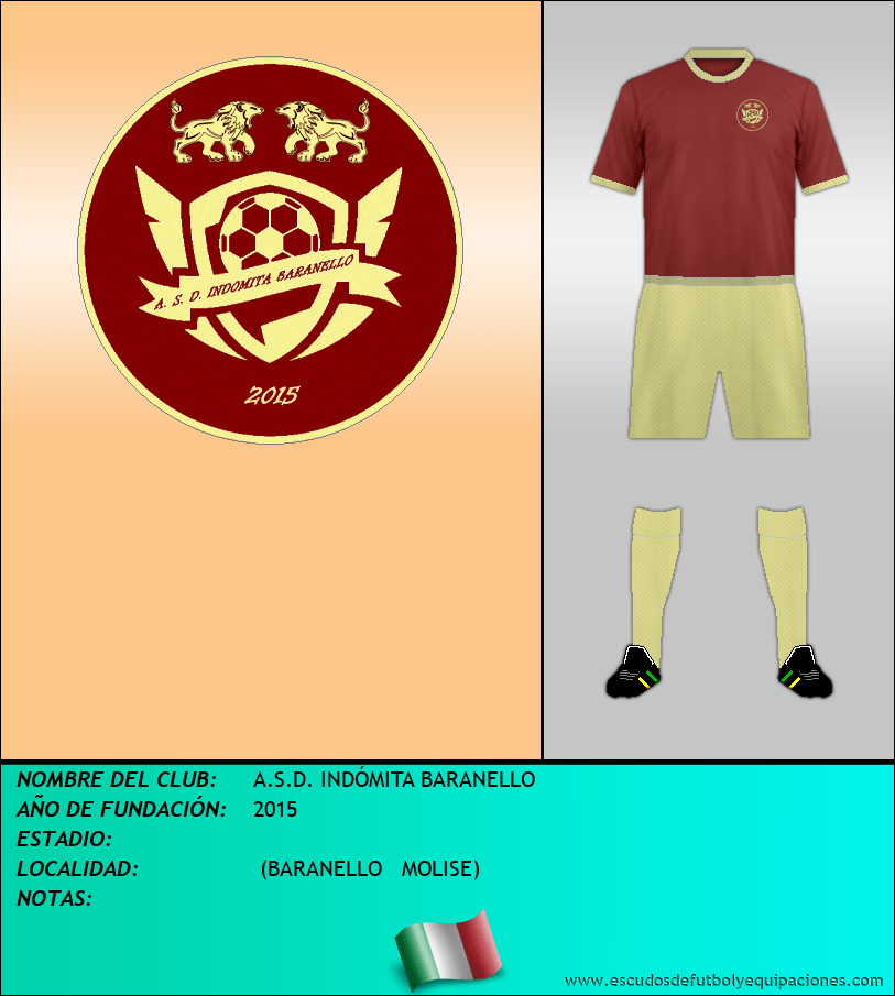 Escudo de A.S.D. INDÓMITA BARANELLO