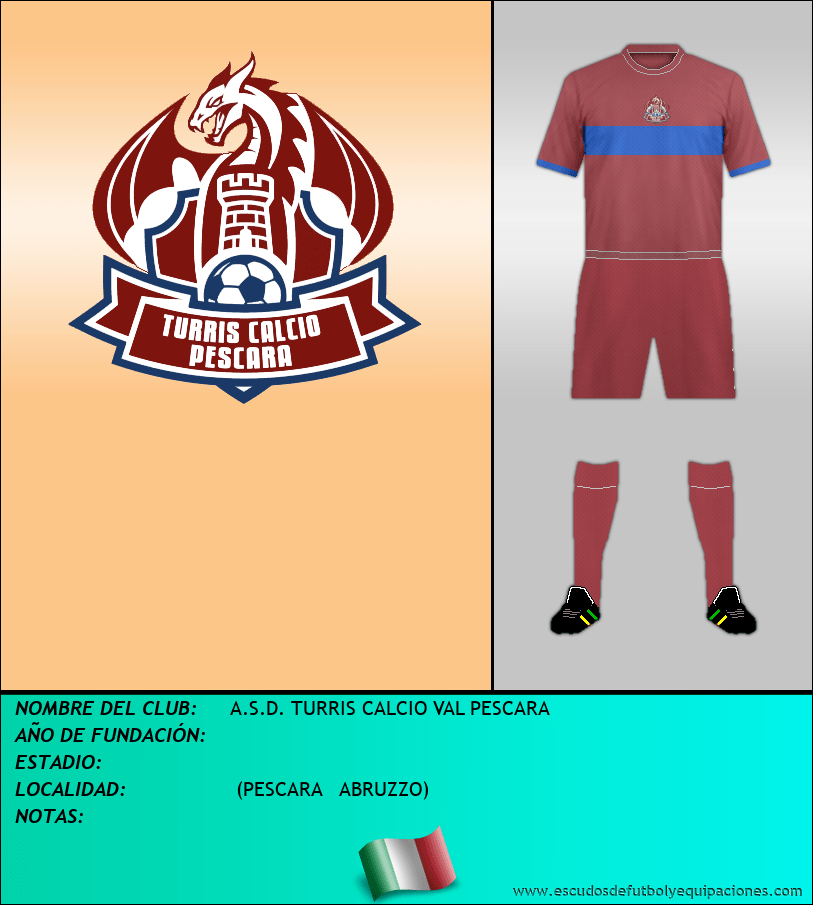 Escudo de A.S.D. TURRIS CALCIO VAL PESCARA