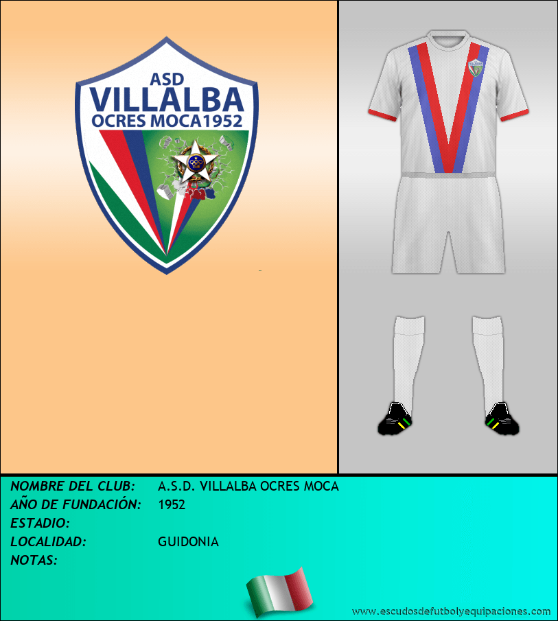 Escudo de A.S.D. VILLALBA OCRES MOCA