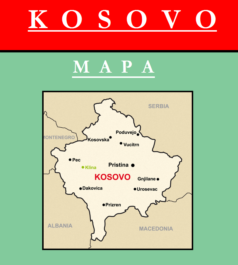 Escudo de MAPA DE KOSOVO