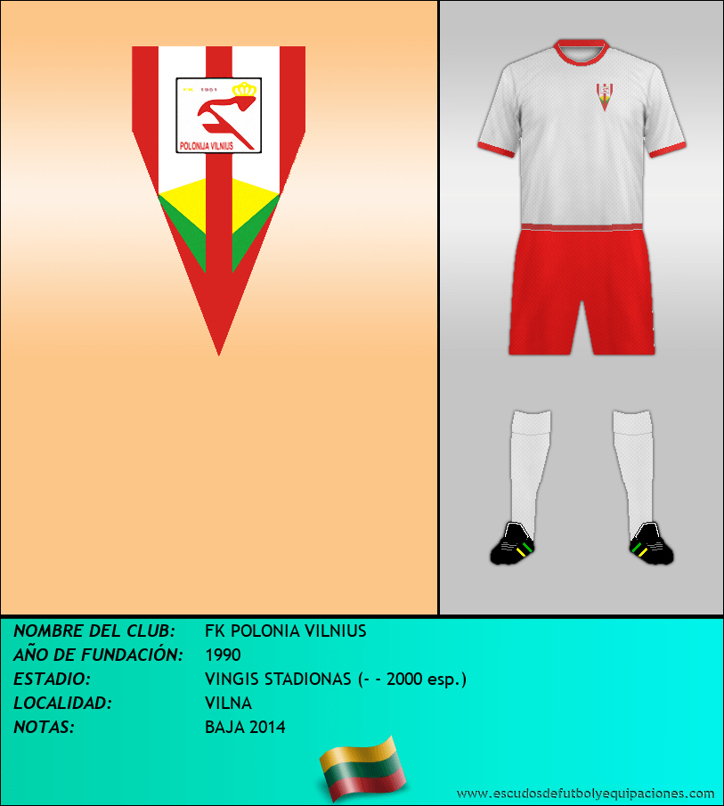Escudo de FK POLONIA VILNIUS