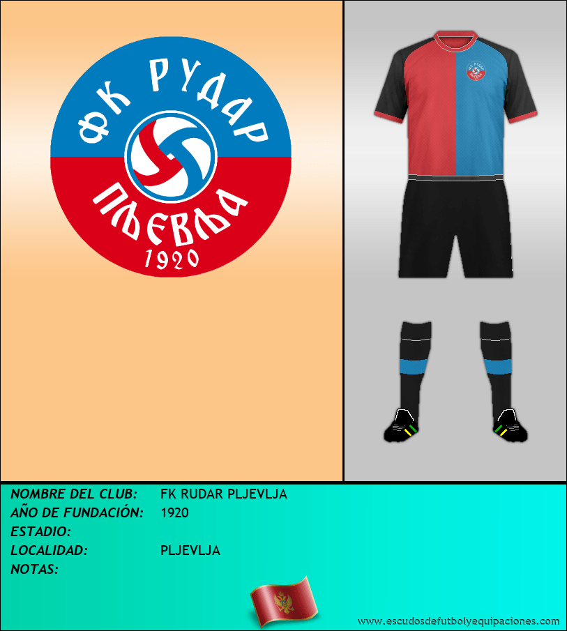 Escudo de FK RUDAR PLJEVLJA
