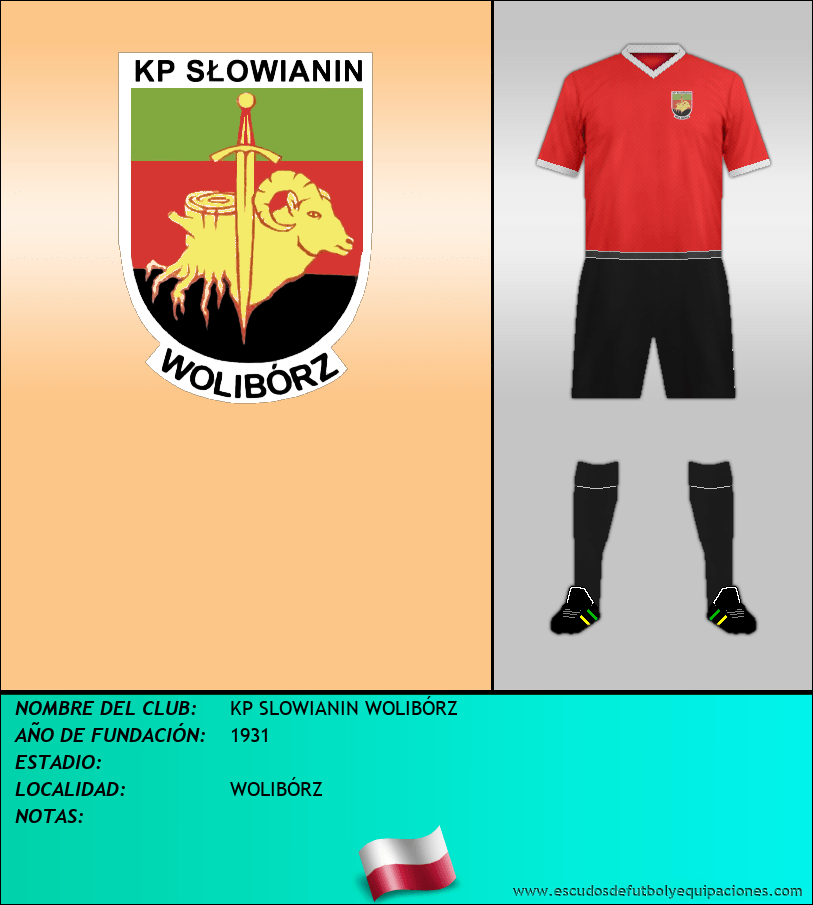 Escudo de KP SLOWIANIN WOLIBÓRZ