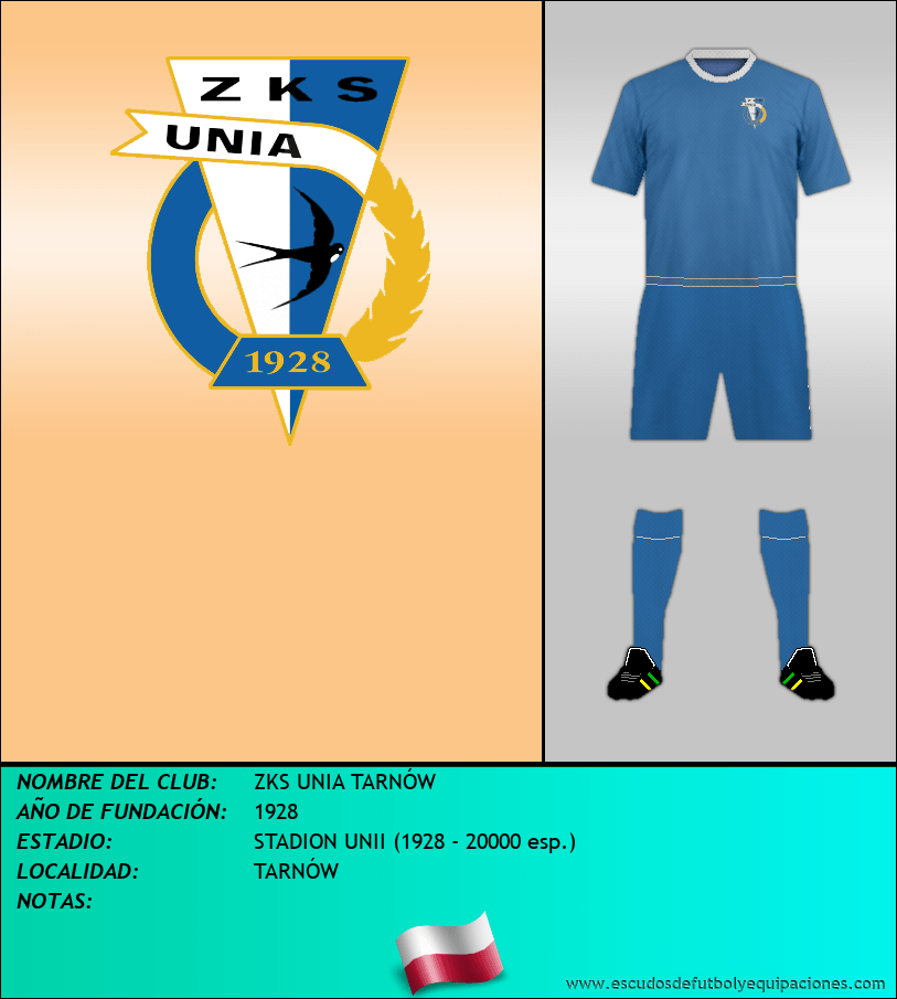 Escudo de ZKS UNIA TARNÓW