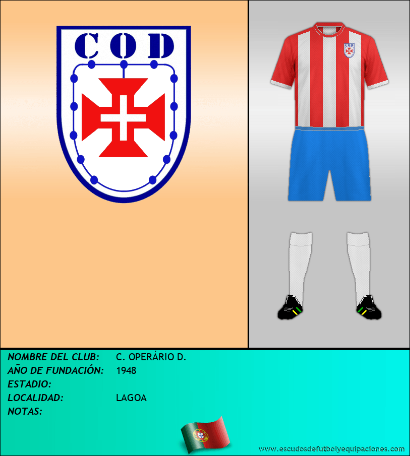 Escudo de C. OPERÁRIO D.