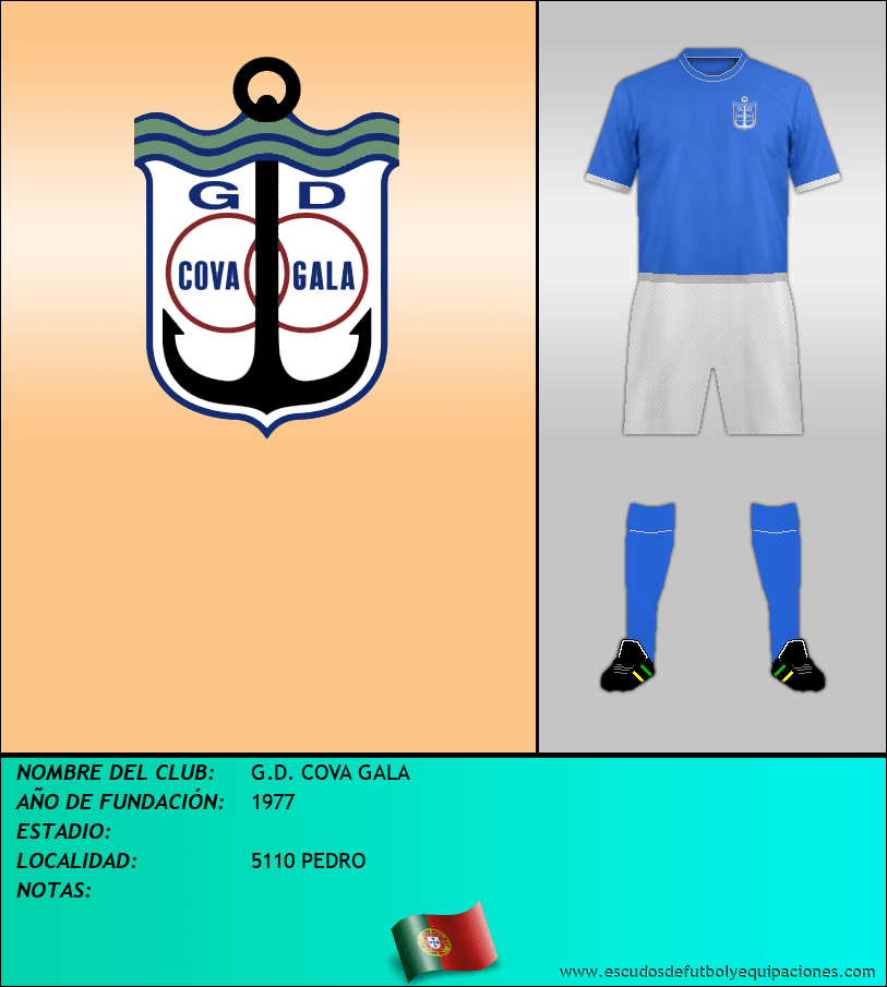 Escudo de G.D. COVA GALA