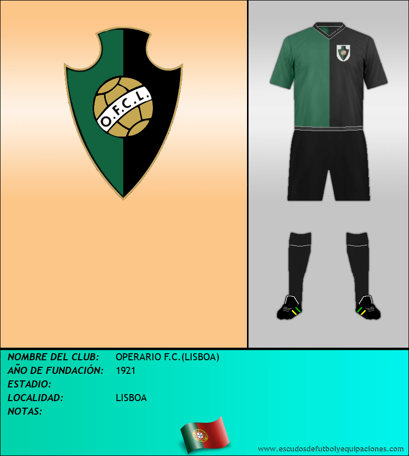 Escudo de OPERARIO F.C.(LISBOA)
