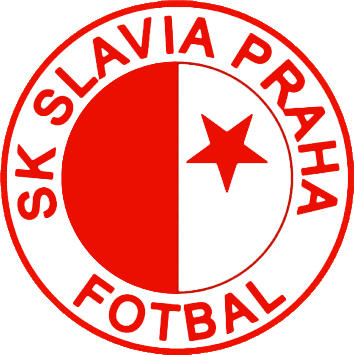 Escudo de S.K. SLAVIA PRAHA (REPÚBLICA CHECA)