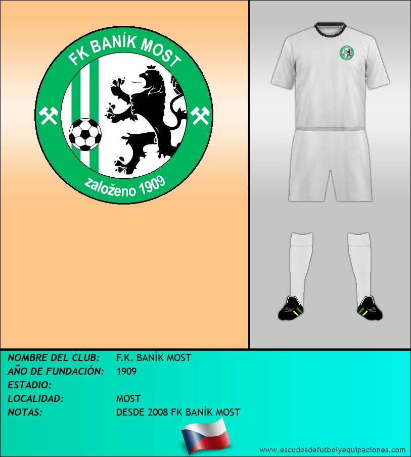 Escudo de F.K. BANÍK MOST