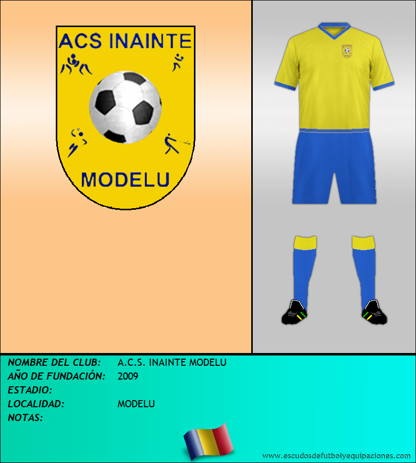Escudo de A.C.S. INAINTE MODELU