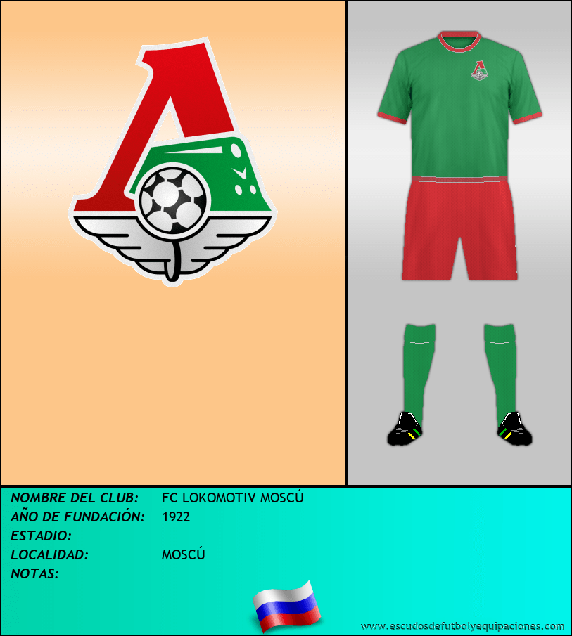 Escudo de FC LOKOMOTIV MOSCÚ