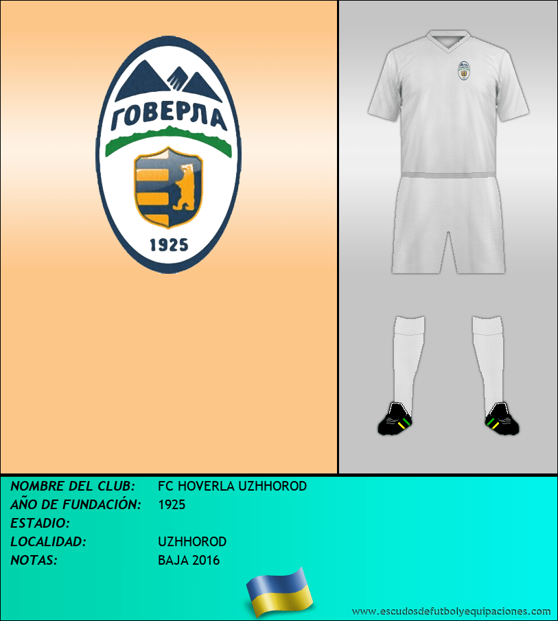 Escudo de FC HOVERLA UZHHOROD