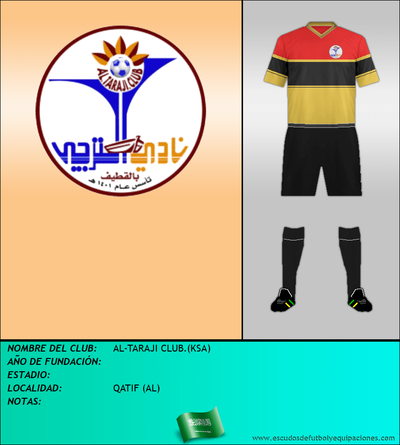 Escudo de AL-TARAJI CLUB.(KSA)