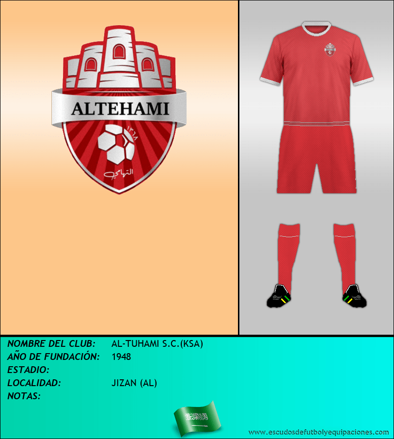 Escudo de AL-TUHAMI S.C.(KSA)