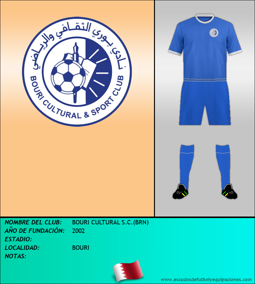 Escudo de BOURI CULTURAL S.C.(BRN)