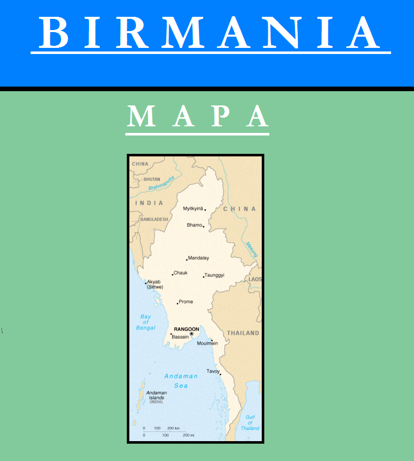 Escudo de MAPA DE BIRMANIA