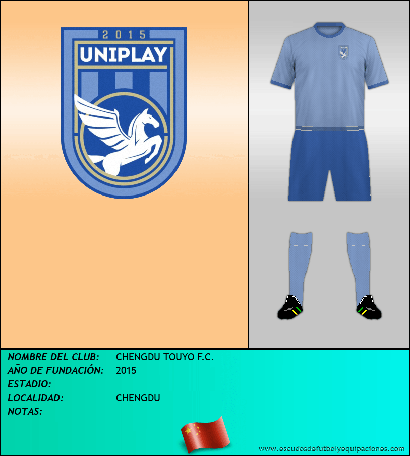 Escudo de CHENGDU TOUYO F.C.