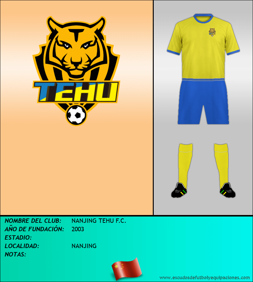 Escudo de NANJING TEHU F.C.