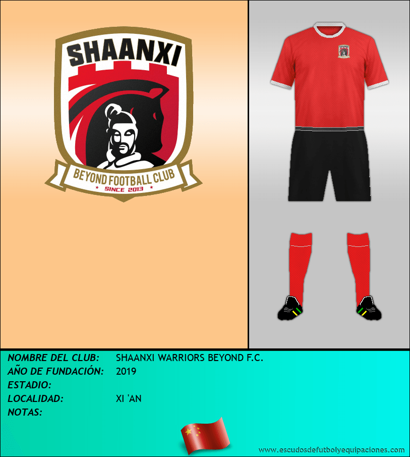 Escudo de SHAANXI WARRIORS BEYOND F.C.