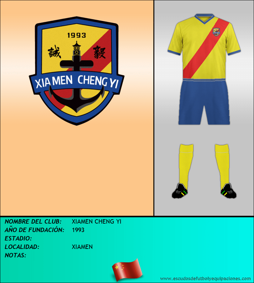 Escudo de XIAMEN CHENG YI