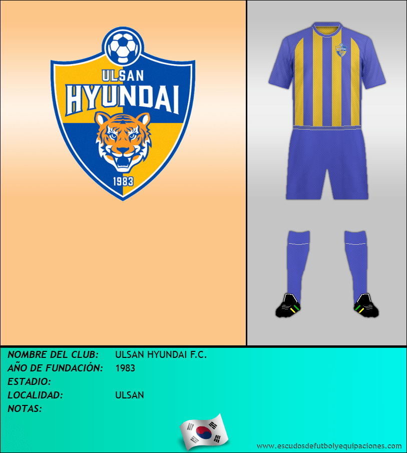 Escudo de ULSAN HYUNDAI F.C.