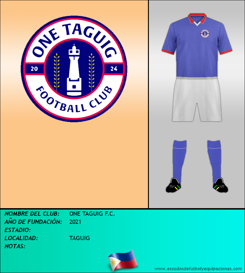 Escudo de ONE TAGUIG F.C.