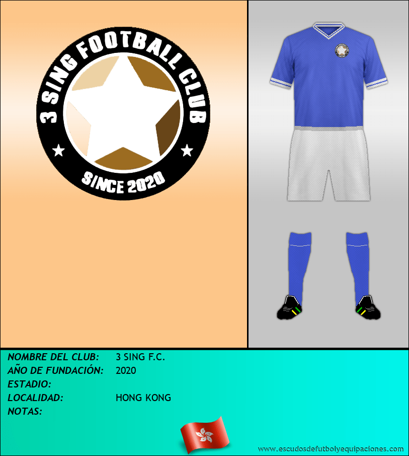Escudo de 3 SING F.C.