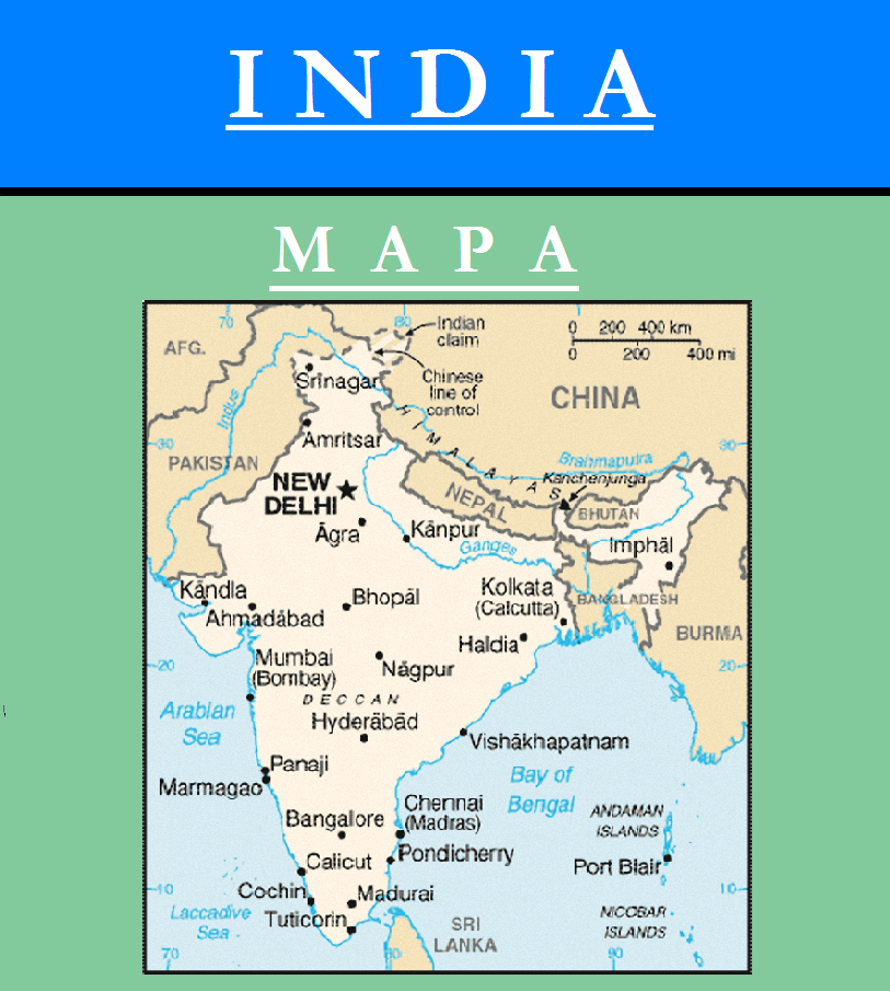 Escudo de MAPA DE INDIA