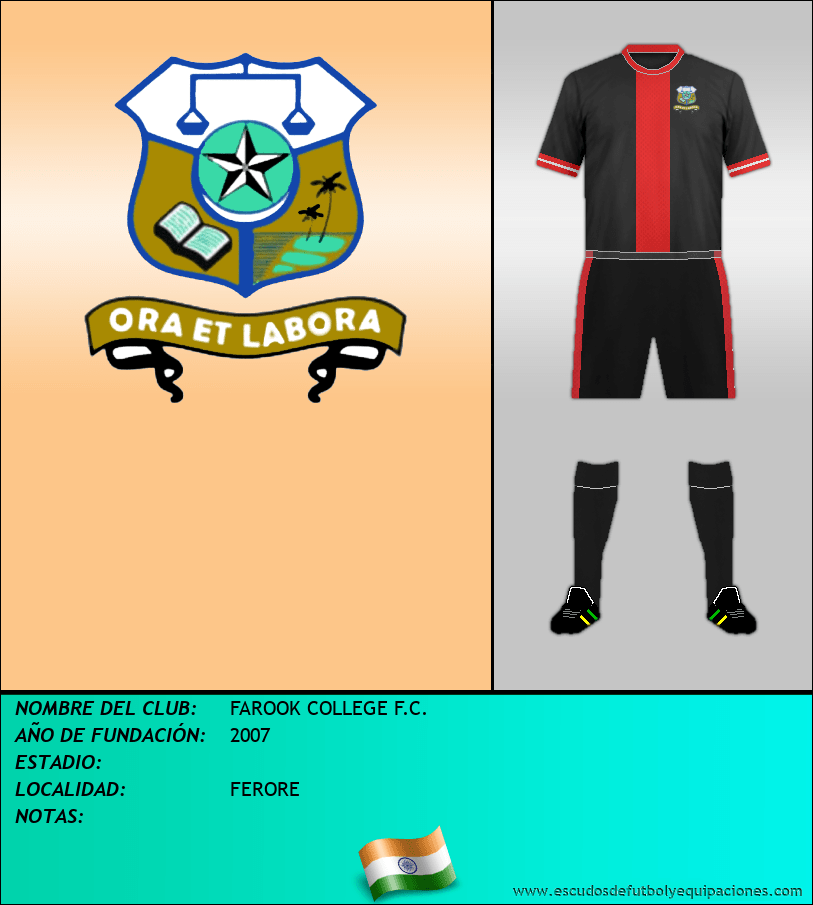 Escudo de FAROOK COLLEGE F.C.