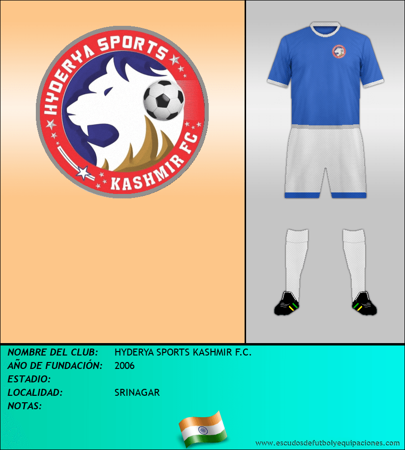 Escudo de HYDERYA SPORTS KASHMIR F.C.