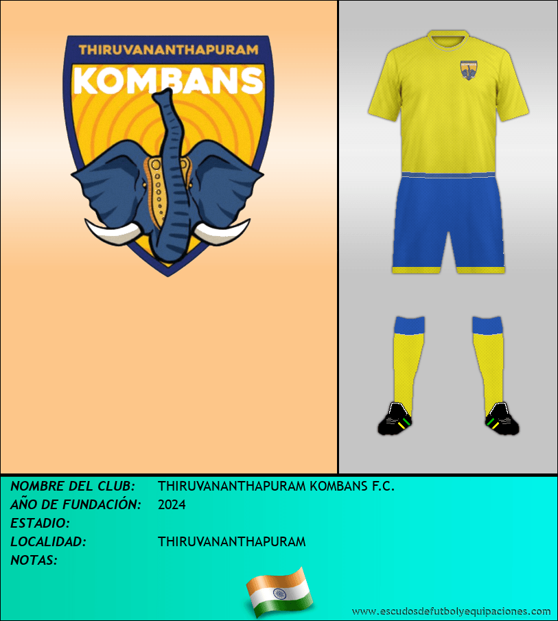 Escudo de THIRUVANANTHAPURAM KOMBANS F.C.