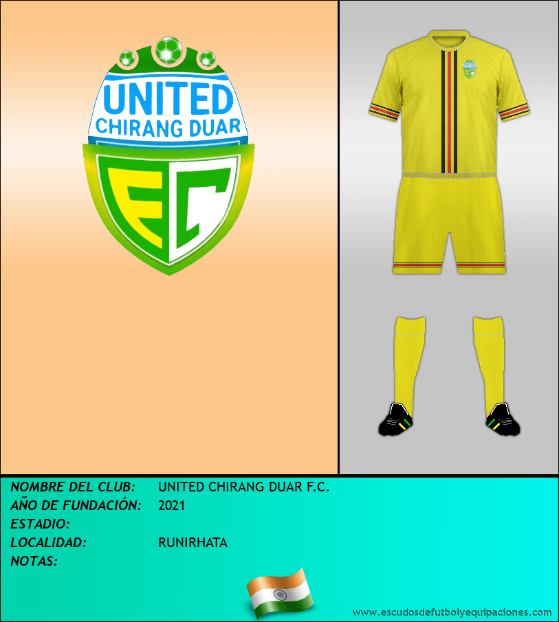 Escudo de UNITED CHIRANG DUAR F.C.