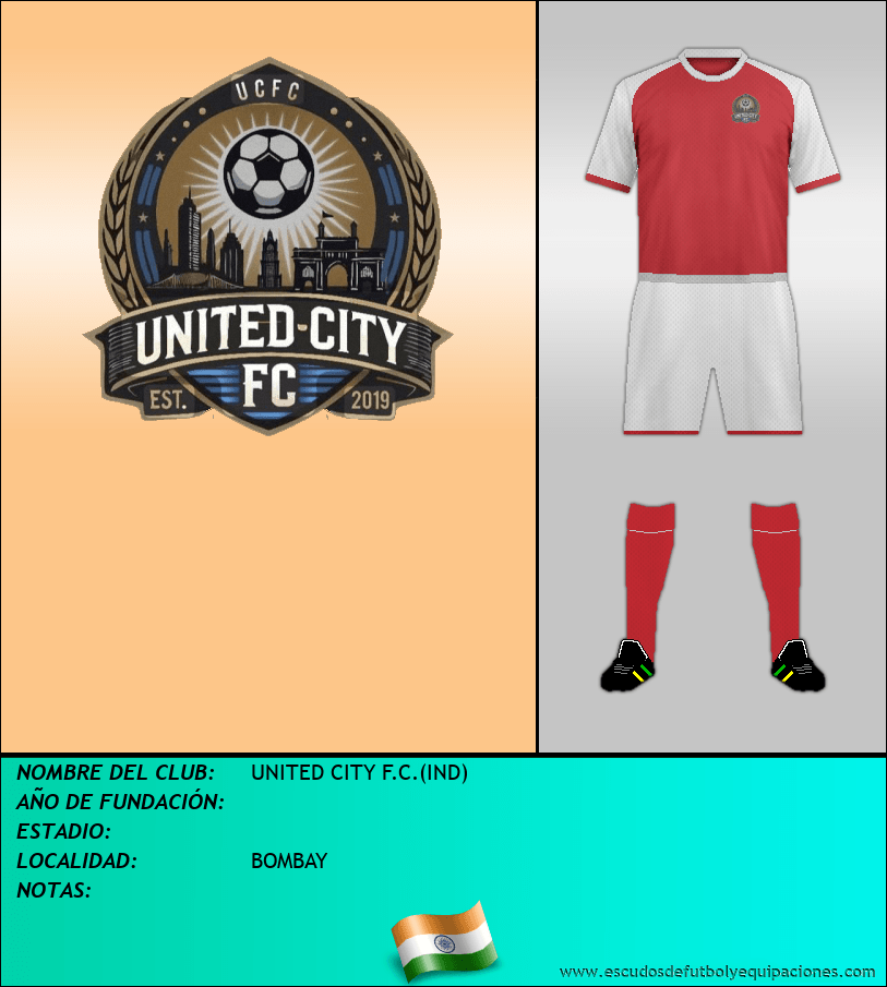 Escudo de UNITED CITY F.C.(IND)