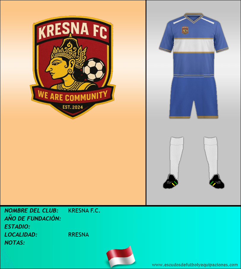 Escudo de KRESNA F.C.