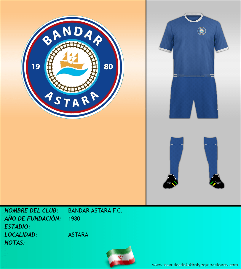 Escudo de BANDAR ASTARA F.C.
