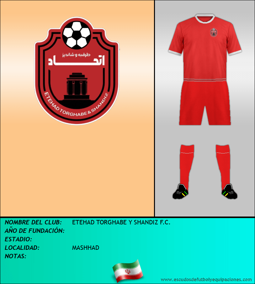 Escudo de ETEHAD TORGHABE Y SHANDIZ F.C.