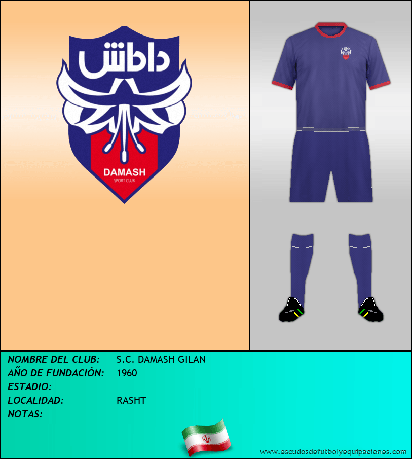 Escudo de S.C. DAMASH GILAN