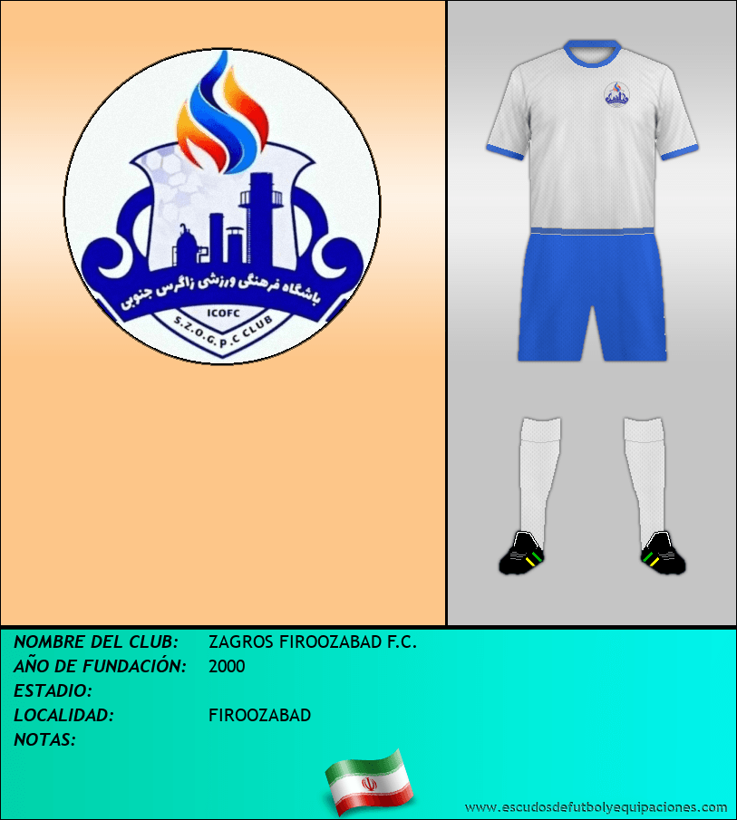 Escudo de ZAGROS FIROOZABAD F.C.
