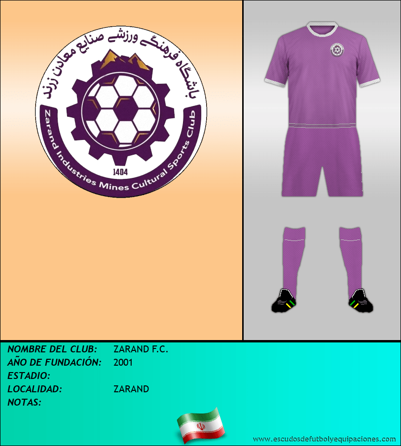 Escudo de ZARAND F.C.