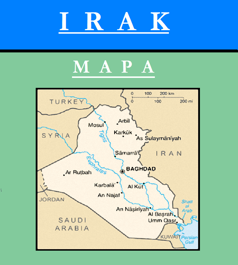 Escudo de MAPA DE IRAK