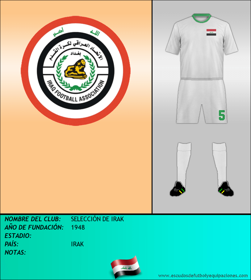 Escudo de SELECCIÓN DE IRAK