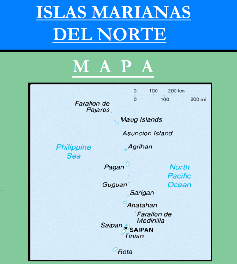 Escudo de MAPA DE ISLAS MARIANAS DEL NORTE
