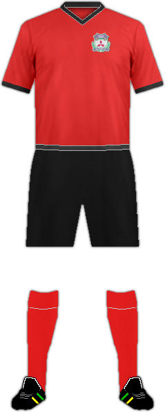 Equipación MITSUBISHI MOTORS MIZUSHIMA F.C.