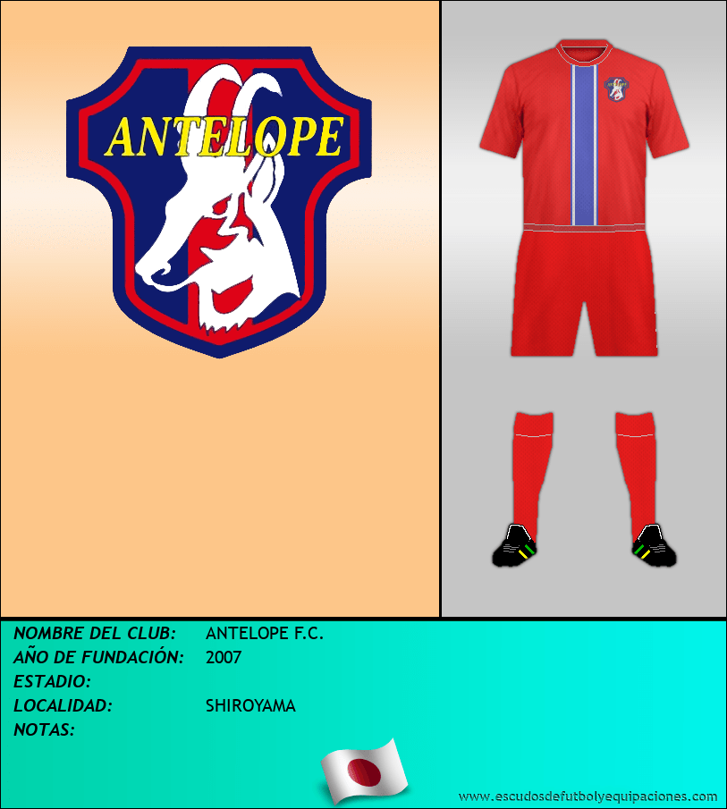 Escudo de ANTELOPE F.C.