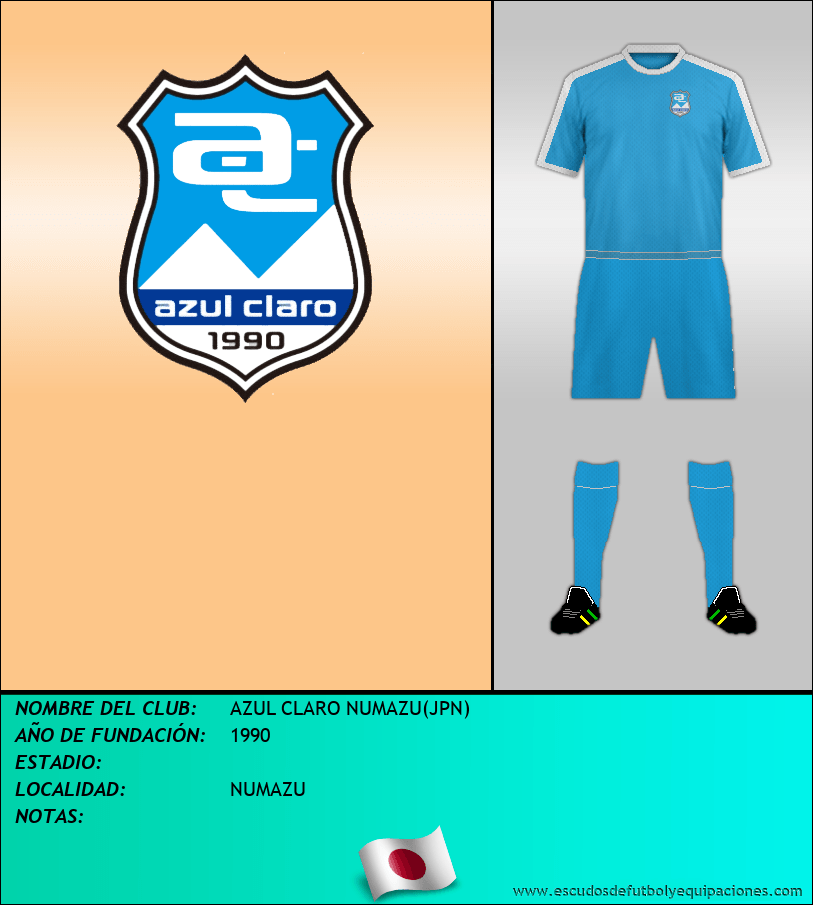 Escudo de AZUL CLARO NUMAZU(JPN)