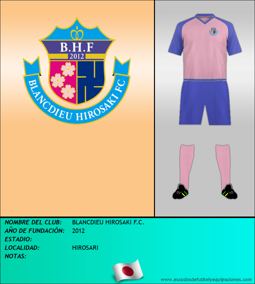 Escudo de BLANCDIEU HIROSAKI F.C.