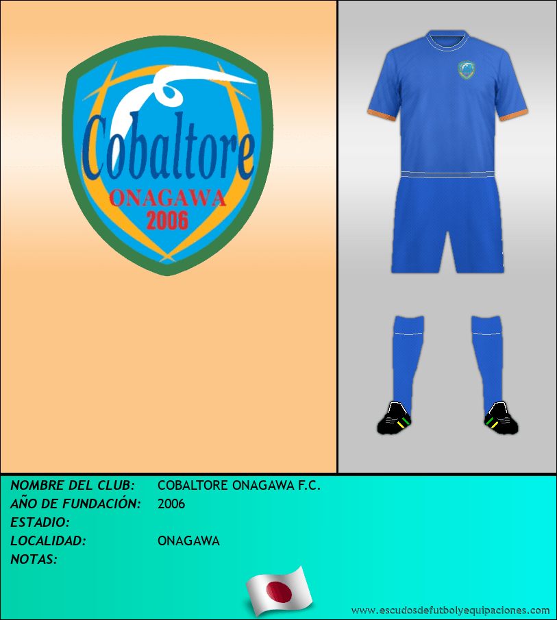 Escudo de COBALTORE ONAGAWA F.C.