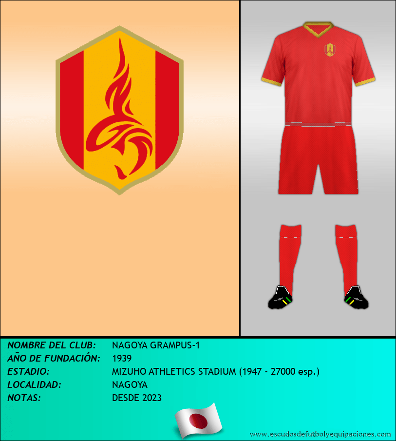 Escudo de NAGOYA GRAMPUS-1